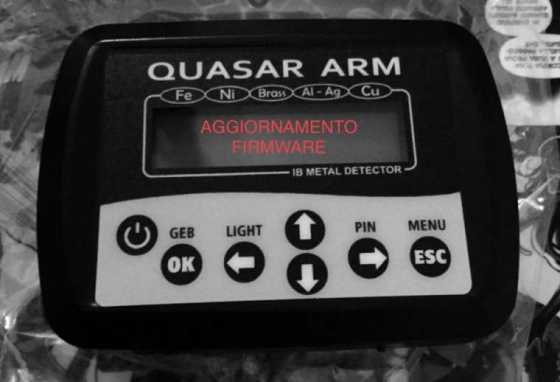TUTORIAL AGGIORNAMENTO FIRMWARE QUASAR ARM